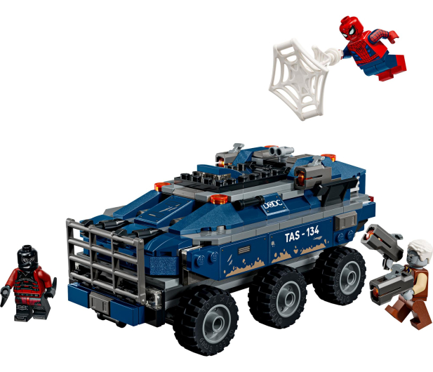 LEGO SUPER HEROES 76349 Pościg Spider-Mana za więźniarką - 1529854 - zdjęcie 3